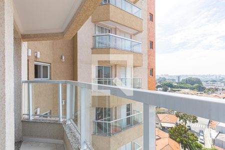 Varanda da Sala / Quarto 1 de apartamento para alugar com 2 quartos, 59m² em Casa Branca, Santo André