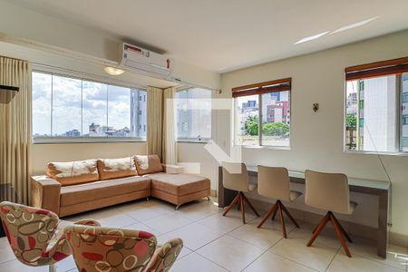 Sala de apartamento para alugar com 2 quartos, 72m² em Anchieta, Belo Horizonte