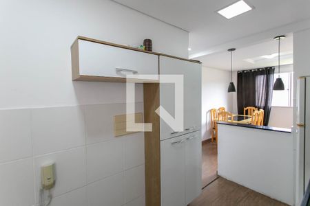 Cozinha e Área de Serviço de apartamento à venda com 2 quartos, 59m² em Vila São Gabriel, Belo Horizonte