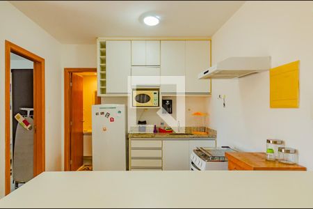 Cozinha de apartamento à venda com 1 quarto, 57m² em Rio Vermelho, Salvador