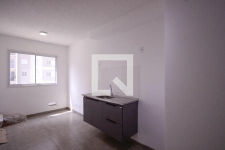 Sala/Cozinha de apartamento para alugar com 1 quarto, 28m² em Jardim Santa Emilia, São Paulo