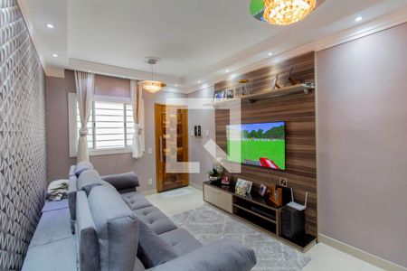 Sala  de casa de condomínio à venda com 2 quartos, 68m² em Burgo Paulista, São Paulo