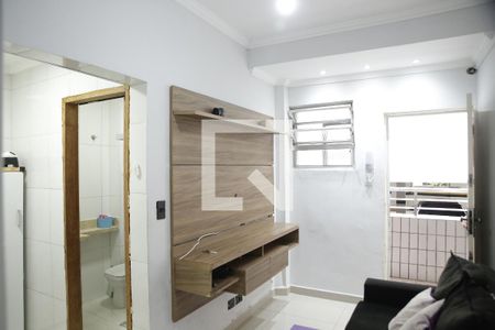 Sala de apartamento para alugar com 2 quartos, 38m² em Guilhermina, Praia Grande