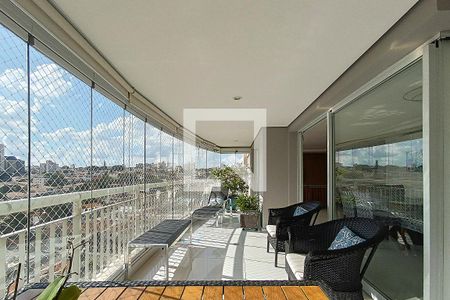 Varanda da Sala de apartamento à venda com 4 quartos, 194m² em Jardim Vila Mariana, São Paulo