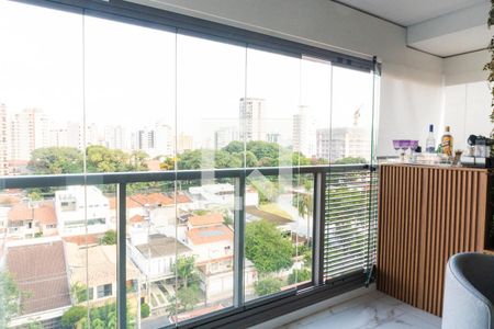 Sacada de apartamento à venda com 2 quartos, 74m² em Mirandópolis, São Paulo