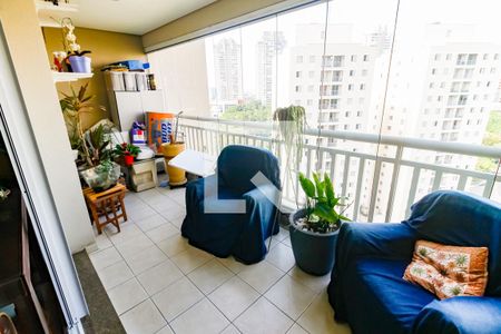 Varanda da Sala de apartamento para alugar com 3 quartos, 145m² em Vila Sonia, São Paulo