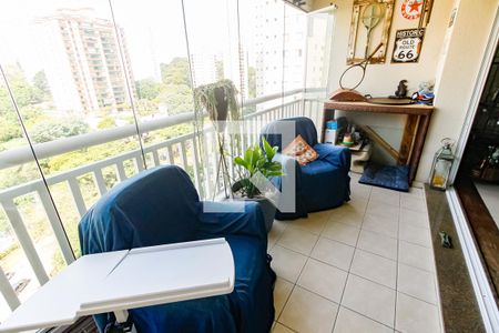 Varanda da Sala de apartamento para alugar com 3 quartos, 145m² em Vila Sonia, São Paulo