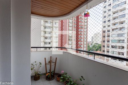 Varanda da Sala de apartamento à venda com 3 quartos, 140m² em Vila Gumercindo, São Paulo