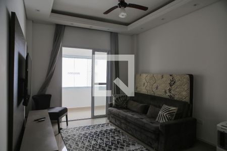 Sala de apartamento para alugar com 1 quarto, 80m² em Gonzaga, Santos