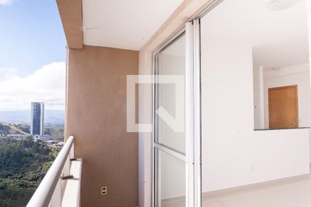 varanda sala de apartamento para alugar com 2 quartos, 69m² em Vila da Serra, Nova Lima