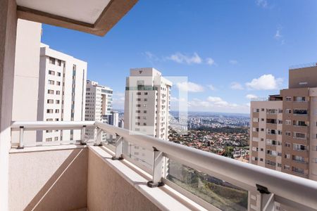 varanda sala de apartamento para alugar com 2 quartos, 69m² em Vila da Serra, Nova Lima