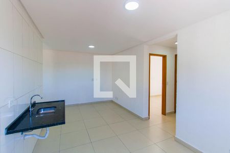 Sala/Cozinha de apartamento para alugar com 1 quarto, 39m² em Jardim Dona Sinhá, São Paulo