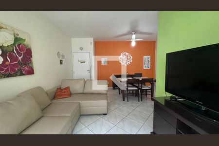 Sala de apartamento para alugar com 2 quartos, 70m² em Jardim Belmar, Guarujá