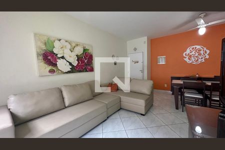 Sala de apartamento para alugar com 2 quartos, 70m² em Jardim Belmar, Guarujá