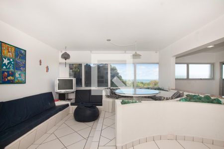 Sala de apartamento para alugar com 3 quartos, 100m² em Vila Alzira, Guarujá