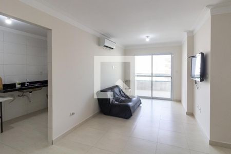 Sala de apartamento para alugar com 2 quartos, 95m² em Caiçara, Praia Grande