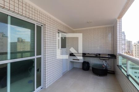 Varanda de apartamento para alugar com 2 quartos, 95m² em Caiçara, Praia Grande