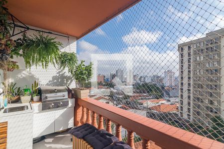 Varanda de apartamento à venda com 3 quartos, 200m² em Vila Assunção, Santo André