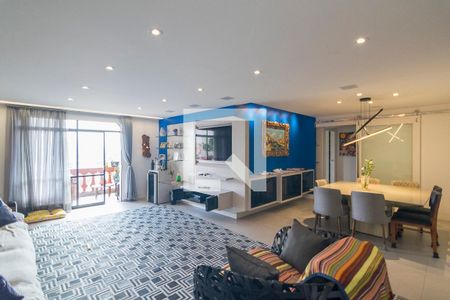 Sala de apartamento à venda com 3 quartos, 200m² em Vila Assunção, Santo André