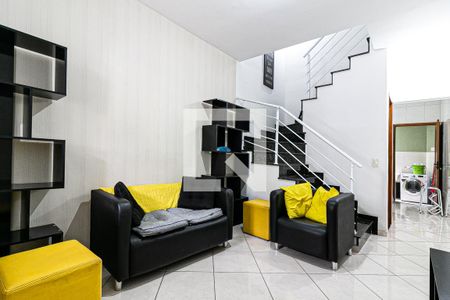 Sala de casa de condomínio para alugar com 2 quartos, 62m² em Vila Ré, São Paulo