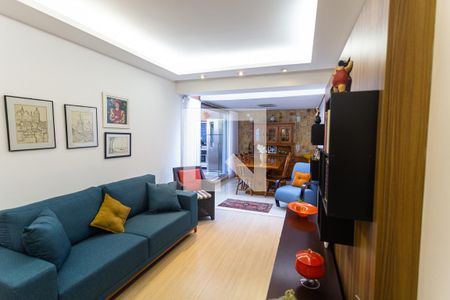 Sala 1 de apartamento para alugar com 3 quartos, 125m² em Santo Antônio, Belo Horizonte