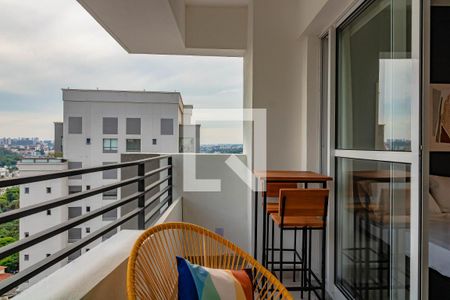 Varanda de kitnet/studio à venda com 1 quarto, 25m² em Butantã, São Paulo