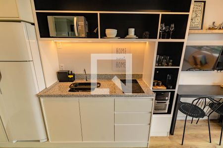 Cozinha de kitnet/studio à venda com 1 quarto, 25m² em Butantã, São Paulo