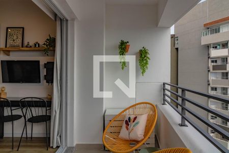 Varanda de kitnet/studio à venda com 1 quarto, 25m² em Butantã, São Paulo