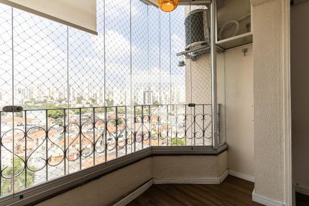 Varanda da Sala de apartamento para alugar com 2 quartos, 69m² em Vila Gumercindo, São Paulo