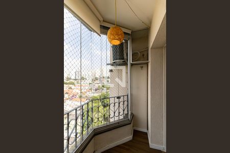 Varanda da Sala de apartamento para alugar com 2 quartos, 69m² em Vila Gumercindo, São Paulo