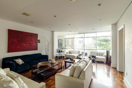 Sala de Estar de apartamento à venda com 3 quartos, 300m² em Higienópolis, São Paulo