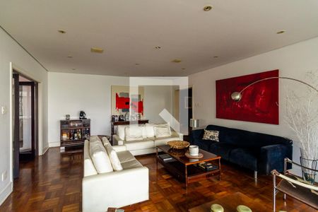 Sala de Estar de apartamento à venda com 3 quartos, 300m² em Higienópolis, São Paulo