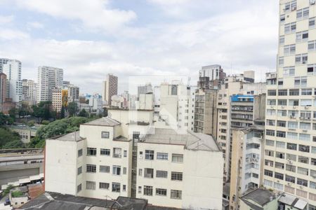 Vista da Sala de apartamento à venda com 2 quartos, 37m² em Bela Vista, São Paulo