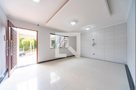 Sala de casa de condomínio para alugar com 3 quartos, 137m² em Parque São Vicente, Santo André