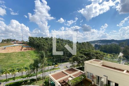 Vista da Varanda de apartamento à venda com 3 quartos, 123m² em Tamboré, Santana de Parnaíba