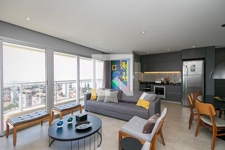 Sala de apartamento à venda com 1 quarto, 72m² em Vila Cruzeiro, São Paulo