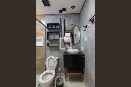 Banheiro de kitnet/studio à venda com 1 quarto, 37m² em Centro, Osasco