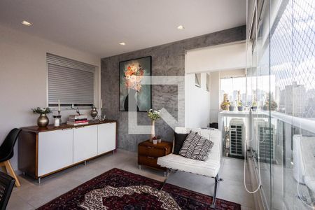 Varanda da Sala de apartamento à venda com 3 quartos, 121m² em Pinheiros, São Paulo