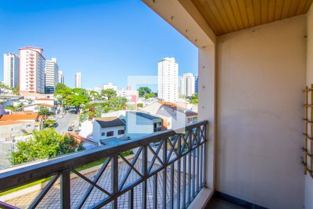 Varanda da sala de apartamento para alugar com 2 quartos, 101m² em Vila Bastos, Santo André