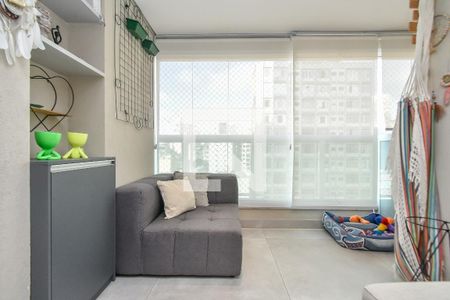 Varanda de apartamento à venda com 1 quarto, 41m² em Vila Buarque, São Paulo