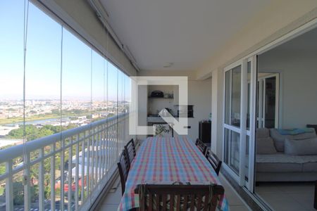 Varanda de apartamento à venda com 4 quartos, 133m² em Jurubatuba, São Paulo