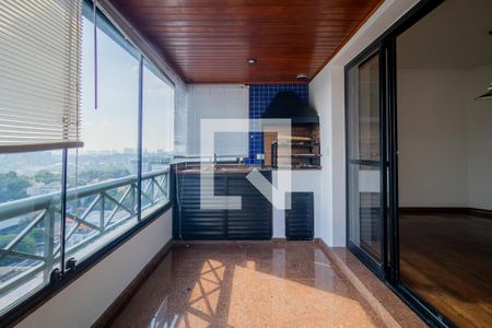 Varanda da Sala de apartamento à venda com 3 quartos, 140m² em Fazenda Morumbi, São Paulo