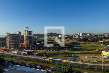 Vista da Sala de apartamento para alugar com 3 quartos, 90m² em Cristal, Porto Alegre