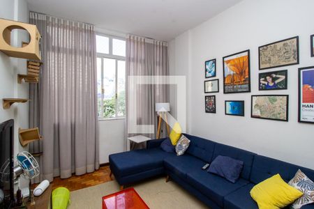 Sala de apartamento à venda com 3 quartos, 120m² em Centro, Belo Horizonte