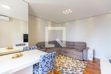 Sala de apartamento para alugar com 2 quartos, 70m² em Vila Valparaíso, Santo André