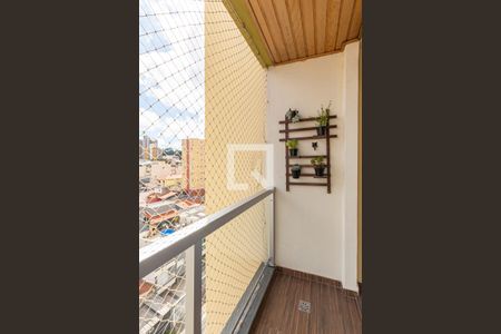 Varanda da Sala de apartamento para alugar com 2 quartos, 70m² em Vila Valparaíso, Santo André