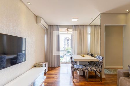 Sala de apartamento para alugar com 2 quartos, 70m² em Vila Valparaíso, Santo André