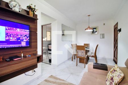 Sala de apartamento à venda com 2 quartos, 62m² em Parque Oratório, Santo André