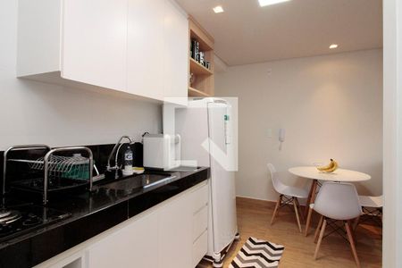 cozinha de apartamento à venda com 1 quarto, 27m² em Vila Buarque, São Paulo