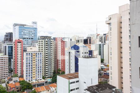 Vista da Varanda de kitnet/studio para alugar com 1 quarto, 25m² em Consolação, São Paulo